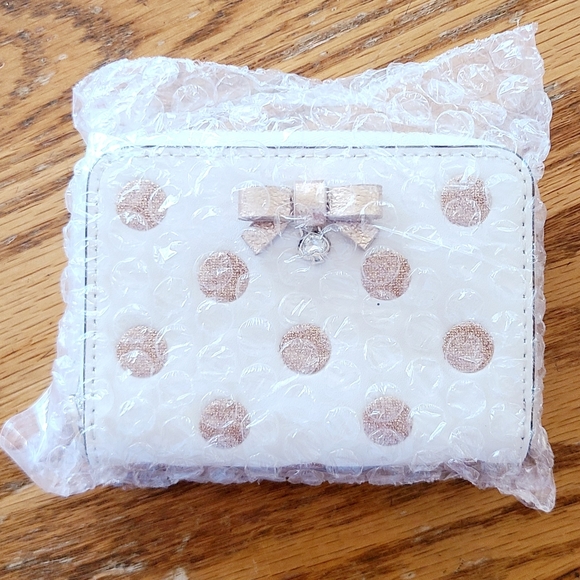 👀50% OFF - NWT‼️ Kate Spade Wrapping Party Gift Small Zip Card Case - Picture 12 of 13